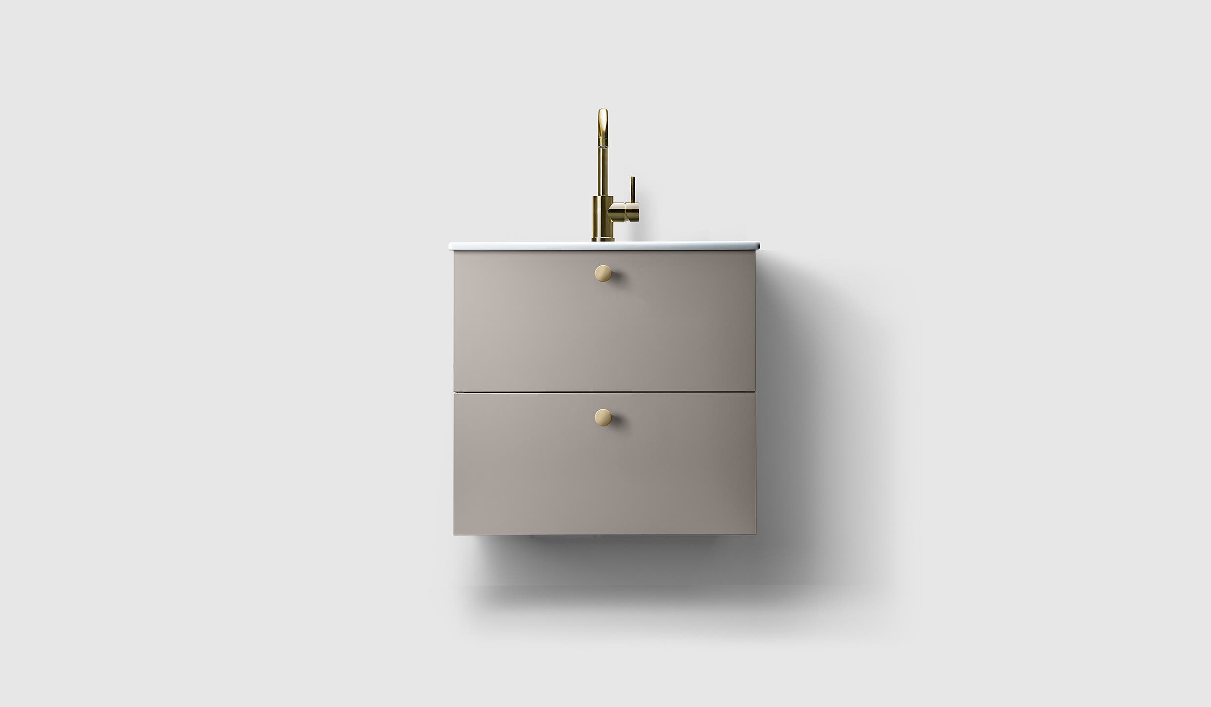 H3/60 - Warm Grey - Porcelain - A2.01 Brass