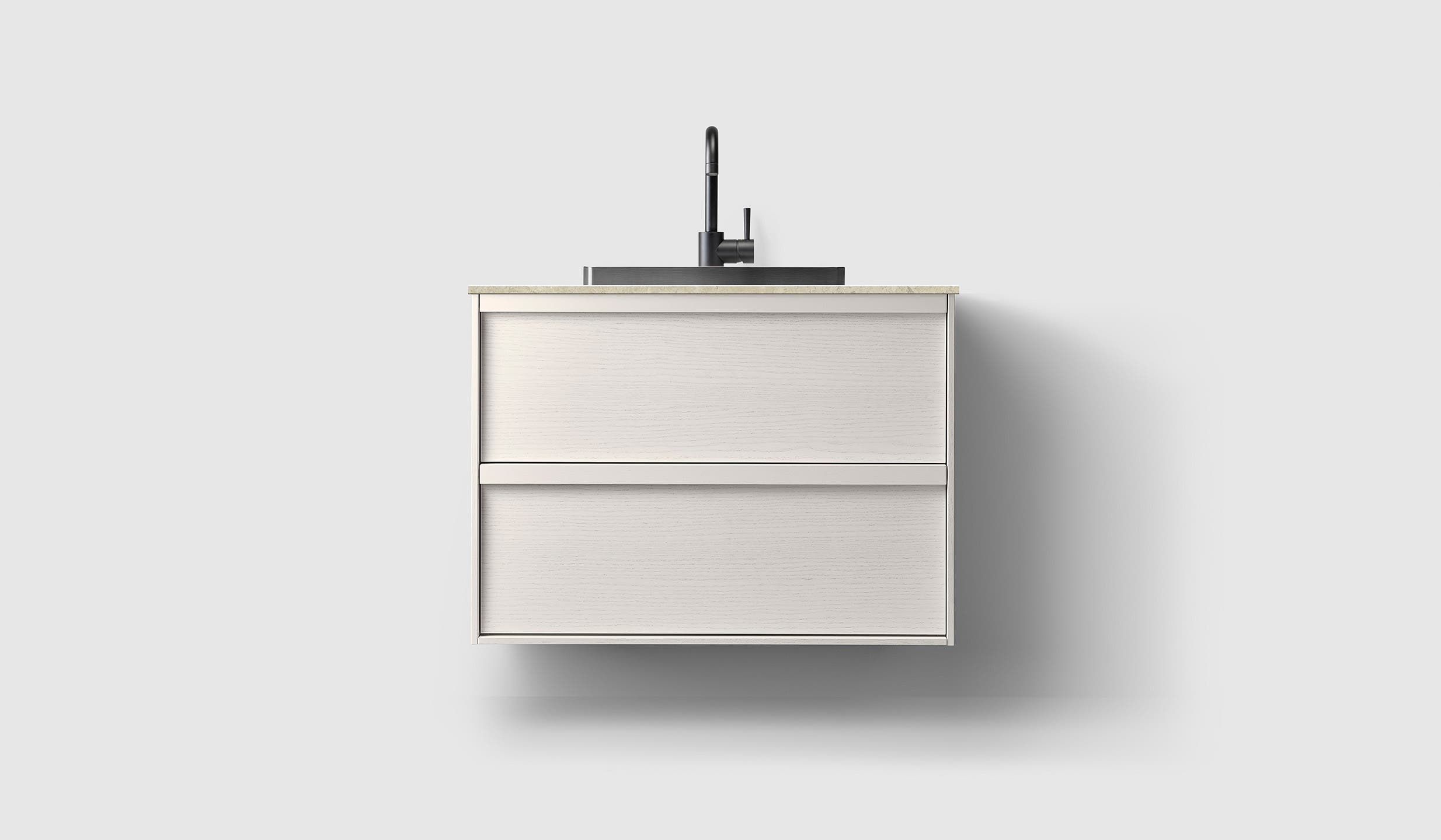 H2/80 - White Wood - AOH/Black Chrome