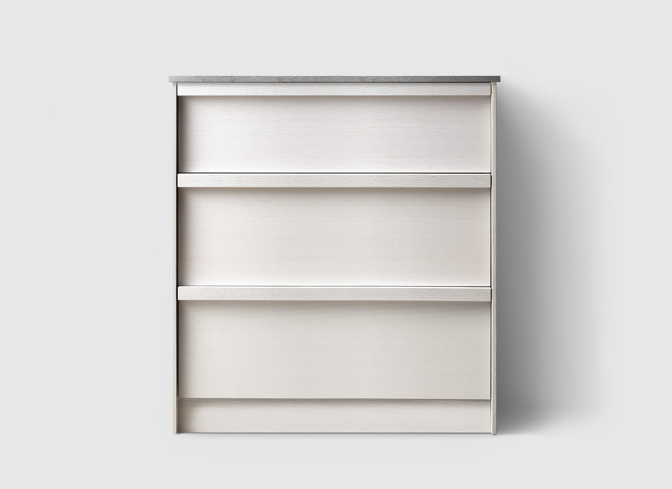 H2/UC80 KOMBI med tvättkorg - White Wood