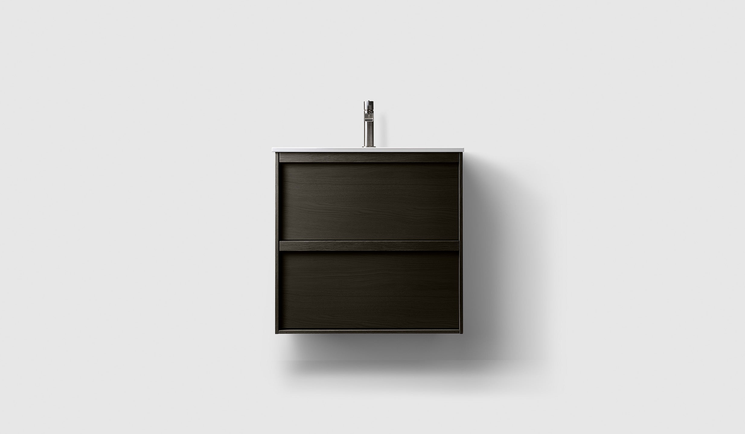 H2/60 - Dark Wood - White Solid IG