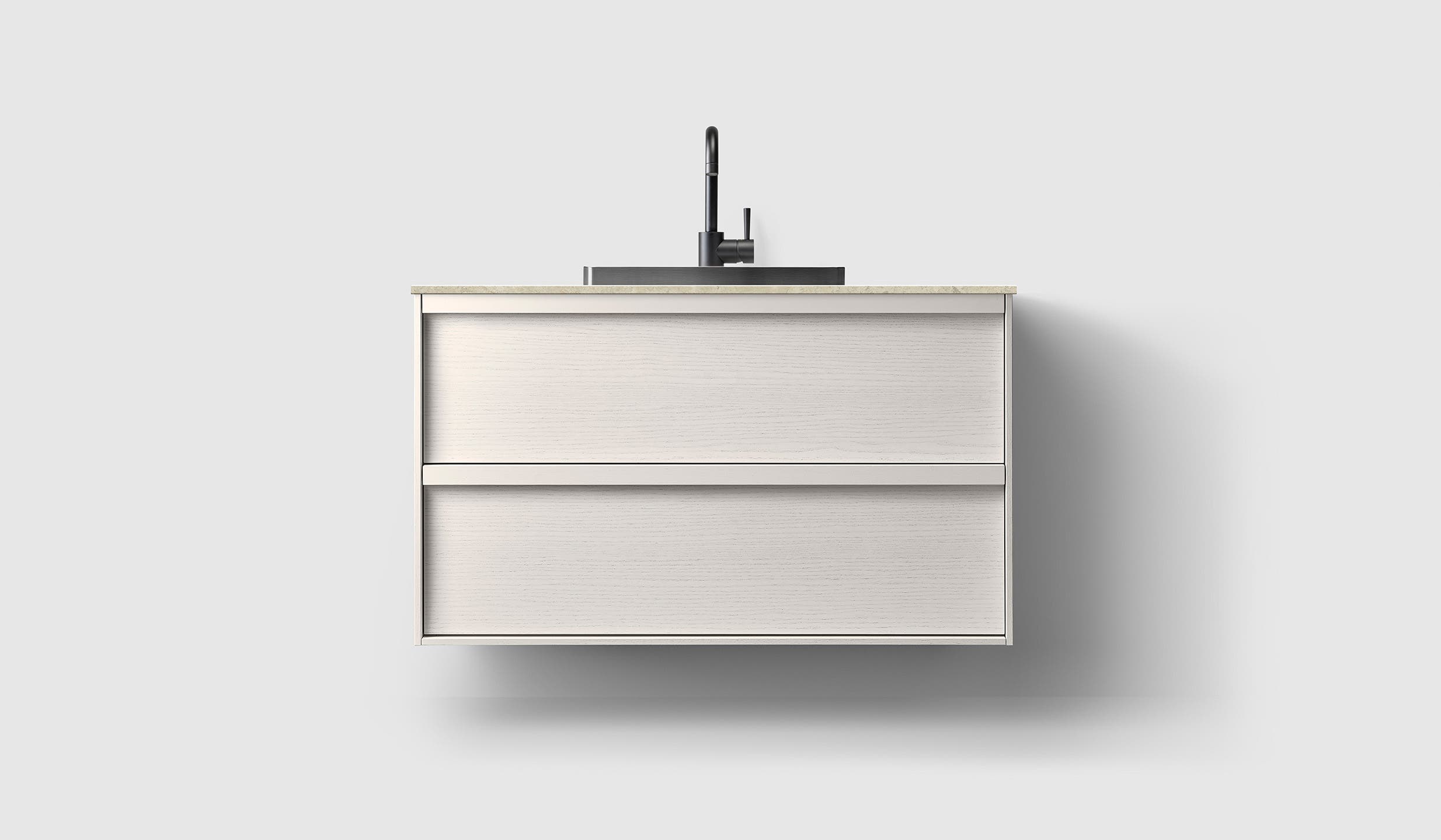 H2/100 - White Wood - NI/Black Chrome