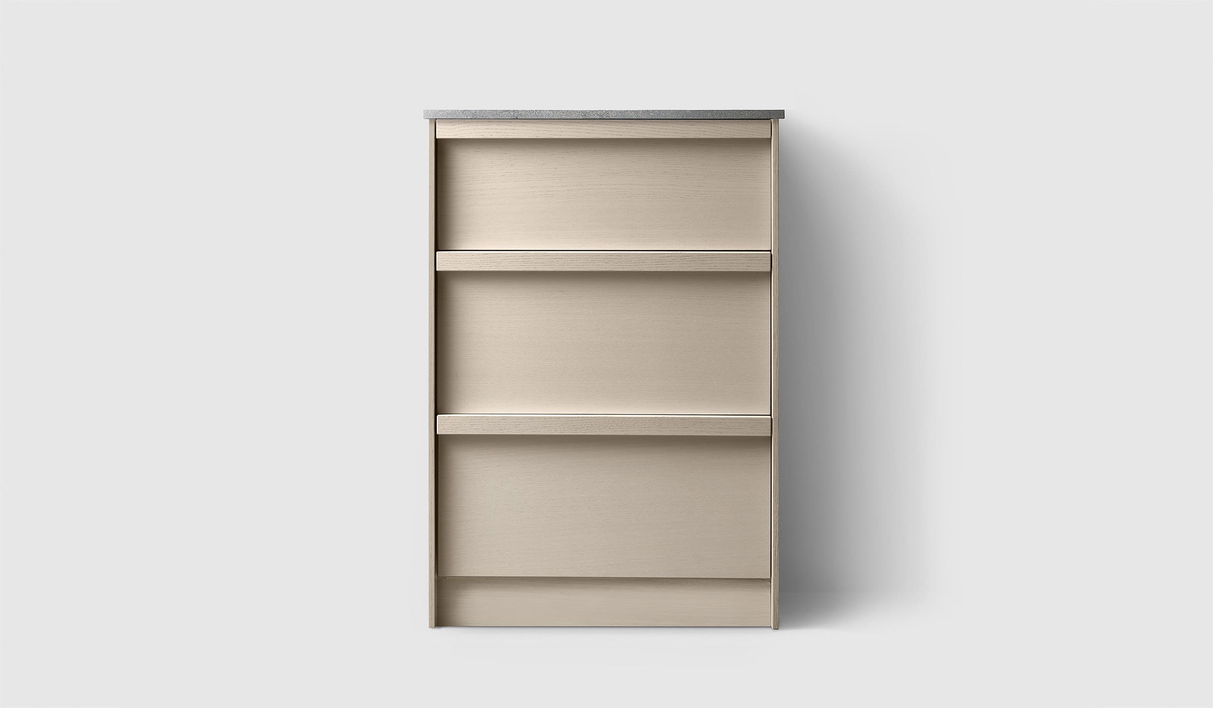 H2/UC60 KOMBI med tvättkorg - Light Ash Wood