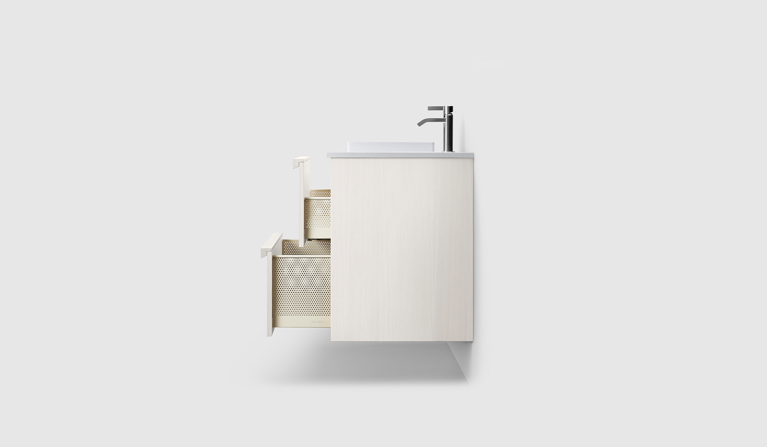 H2/100 - White Wood - White Solid