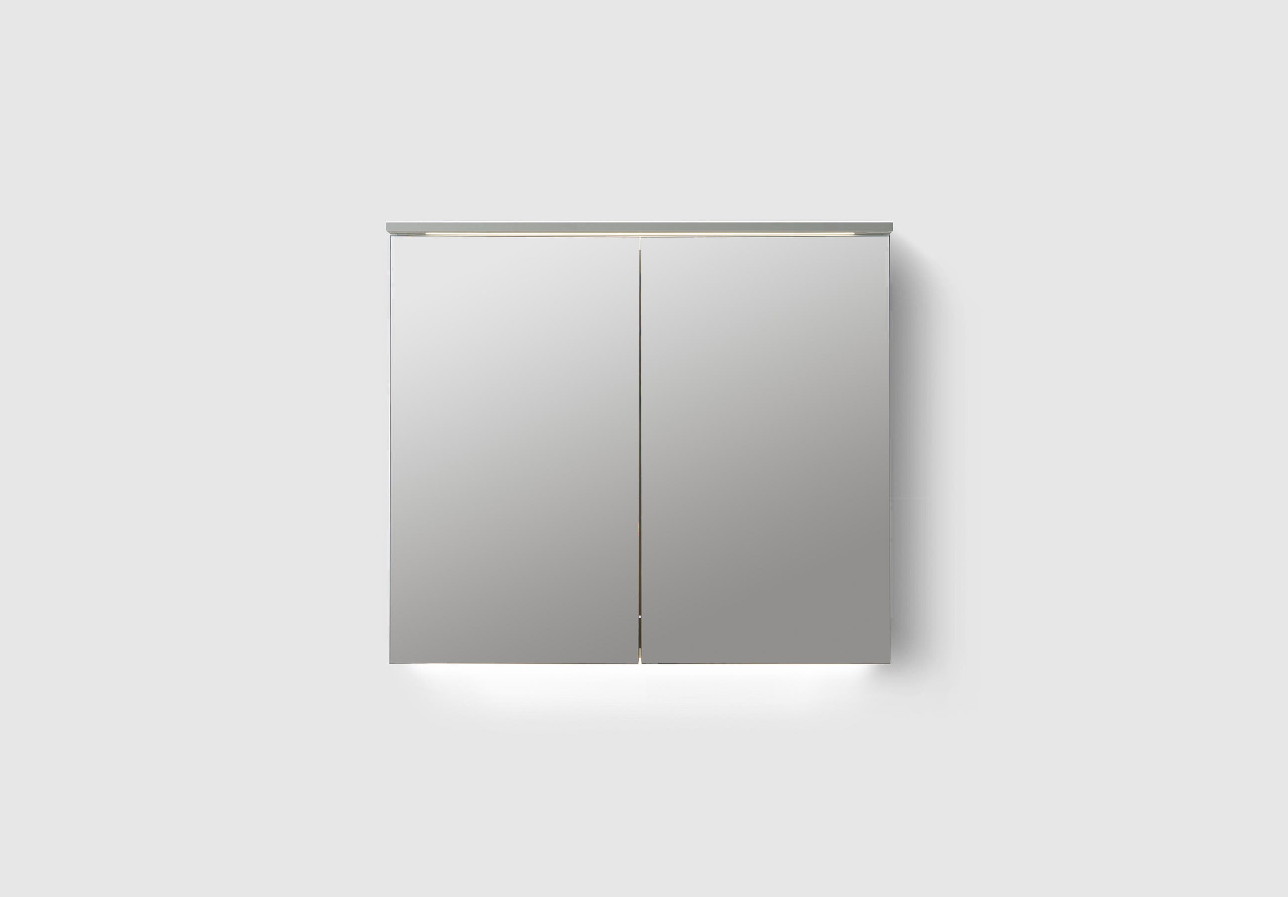 H3/MC80 Warm Grey H3 Mirror Cabinet