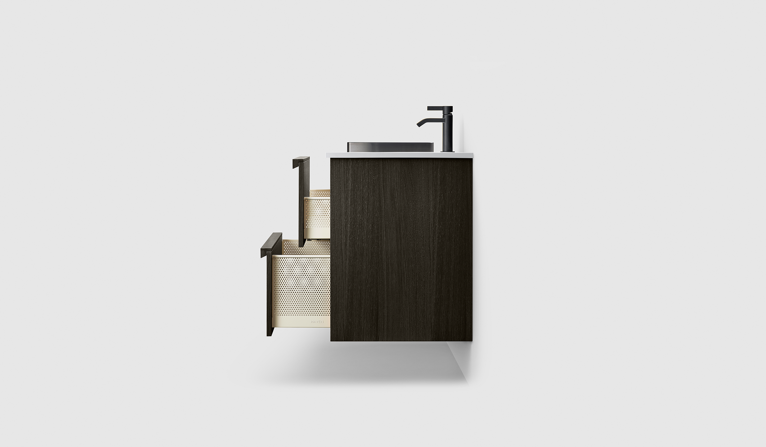 H2/100 - Dark Wood - NI/Black Chrome